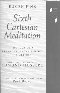 Cartesian Meditation