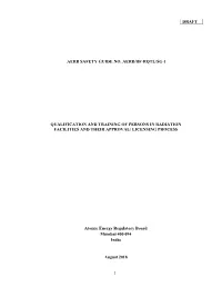 Draft Aerb Safety Guide No