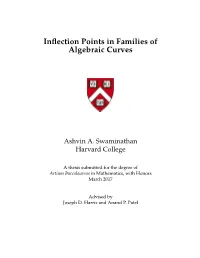 Inflection Points in Families of Algebraic Curves