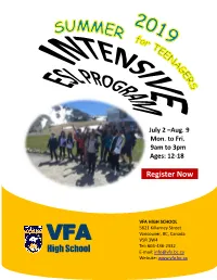VFA 2019 SIP-Introduction
