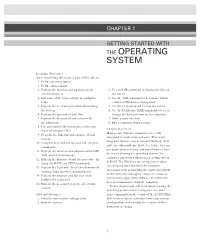 1 Learning Objectives After Completing This Chapter, You Will Be