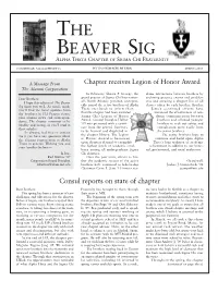 Beaver Sig Alpha Theta Chapter of Sigma Chi Fraternity
