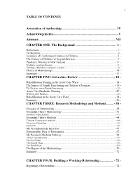 Chapter One : Introduction