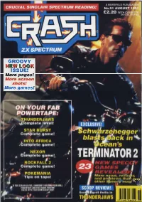 CRASH Magazines from Home So I Ten Me What Sort of Music the CRASH Could Do a Project on Dizzy