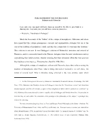 PHILOSOPHIZING the DOUBLE-BIND Deleuze Reads Nietzsche