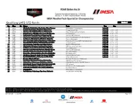 Qualifying LMP2-GTD Results Revised