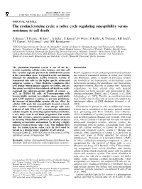 The Cystine/Cysteine Cycle: a Redox Cycle Regulating Susceptibility Versus Resistance to Cell Death
