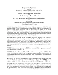 Appendix C State Historic Preservation Office Programmatic Agreement