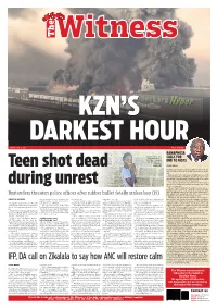 IFP, DA Call on Zikalala to Say How ANC Will Restore Calm