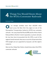 Things You Should Know About the MTA's Commuter Railroads