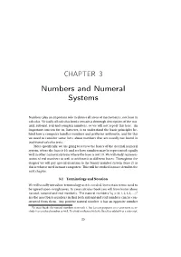 CHAPTER 3 Numbers and Numeral Systems
