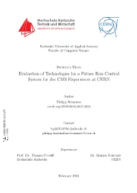 Evaluation of Technologies for a Future Run Control System for The