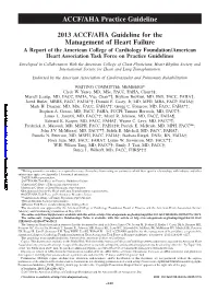 Heart Failure Guidelines