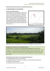 Northampton Green Infrastructure Local Network Component A