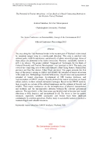 The Potential of Tourist Attractions: a Case Study of 2 Rural Connecting Districts in the Western Part of Thailand