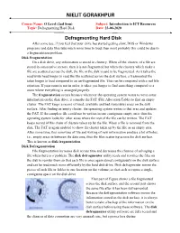 Defragmenting Hard Disk