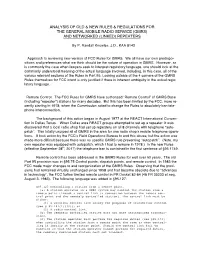(Gmrs) and Networked (Linked) Repeaters