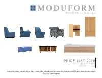 Price List 2020 with Addendum1 January 1, 2020