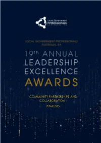 Community Partnerships and Collaboration - Finalists