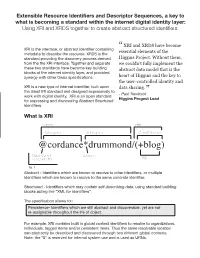 Cordance*Drummond/(+Blog) Global Context Separator Tag Service Idenififer