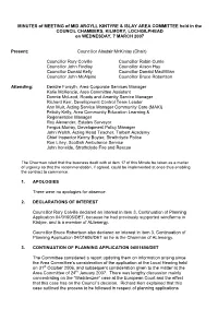 MINUTES of MEETING of MID ARGYLL KINTYRE & ISLAY AREA