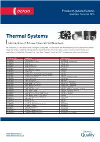 Thermal Systems
