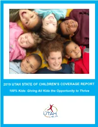 2019 Utah State of Children's Coverage Report