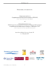 CFE-Cmstatistics 2015