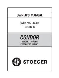 Condor Single Trigger Extractor Model.Pmd