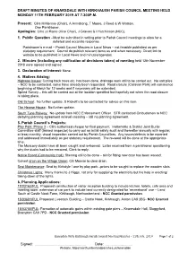 MINUTES 11Th Feb 2019 Rearranged from Jan.Pdf