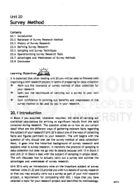 Survey Method
