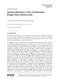 Dynamic Behaviour of the Confederation Bridge Under Seismic Loads