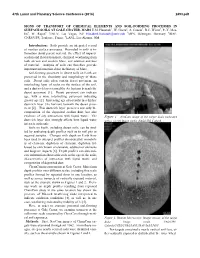 Signs of Transport of Chemical Elements and Soil-Forming Processes in Surface Soils at Gale Crater, Mars E.M
