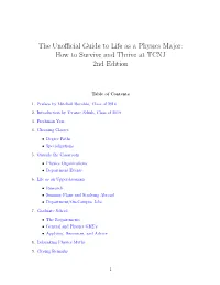 The Unofficial Guide to Life As a Physics Major