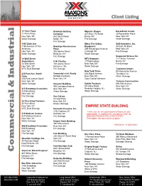 Client Reference List 041715.Pptx