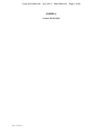 EXHIBIT C Lennox Declaration Case 19-11240-LSS Doc 107-4 Filed 06
