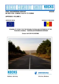 Final Engineering Report 09/2009 M3 Section: Comrat South to Ciumai Appendix: Volume 5