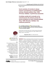 Social Correlates of Variation in Urinary