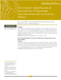 Resumen Diversity and Distribution of Ganoderma