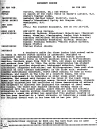 Std * Oce Ures, Suggested Activities, and Bibliographies. Each Unit Also