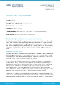 Technical Advisor - Mangrove Markets