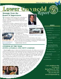 Township Newsletter Spring 2017 Lower