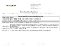 Windows XP Compatibility Located at This Patch Will Not Work on Any Camedia Master 2.5 Other Operating System