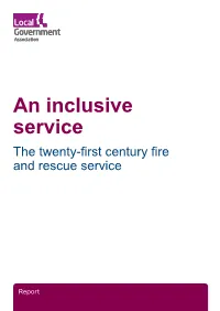 An Inclusive Service: the Twenty-First Century Fire and Rescue