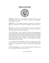 Briarcliff Manor, Founded by Its Distinguished Citizen, Walter W