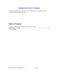 Readerware Cuecat Manual