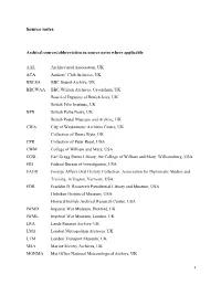 Source Notes