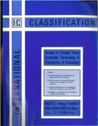 Contents the Design of Subject Access Elements in Online Public Access Catalogs the Effectiveness of a Searching Thesaurus in Fr