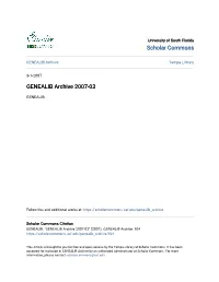 GENEALIB Archive 2007-03