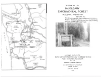 Guide to the Mccleary Experimental Forest